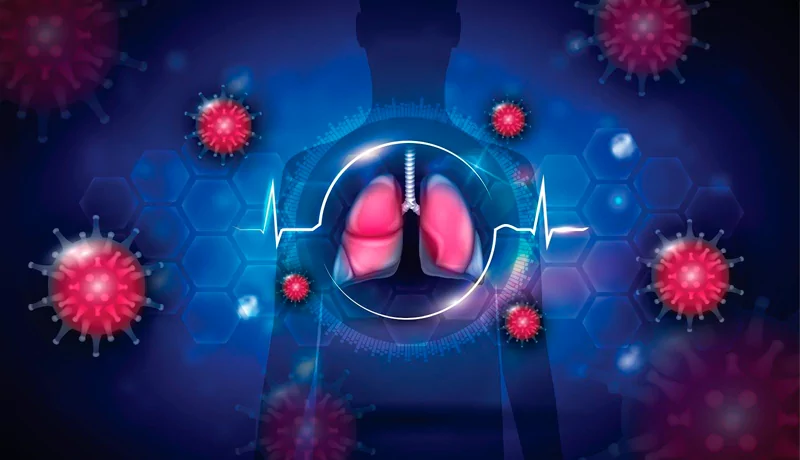 冠狀病毒的肺部并發癥很危險