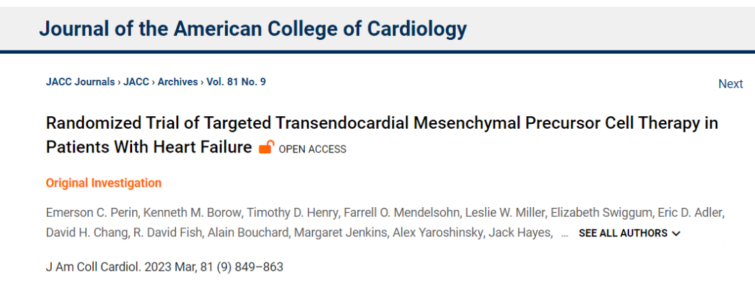 美國德克薩斯心臟研究所研究人員利用間充質(zhì)干細(xì)胞來改善慢性心力衰竭的臨床新進(jìn)展。?