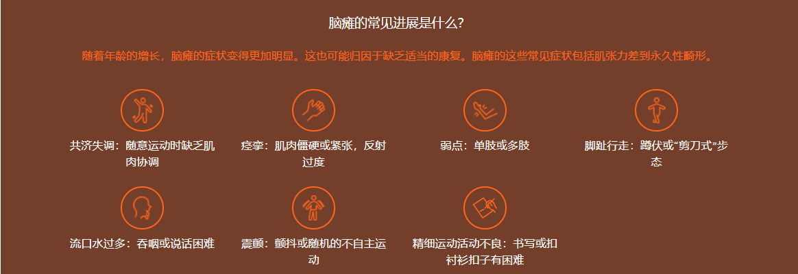 腦癱的常見進(jìn)展是什么? 腦癱的常見進(jìn)展是什么?