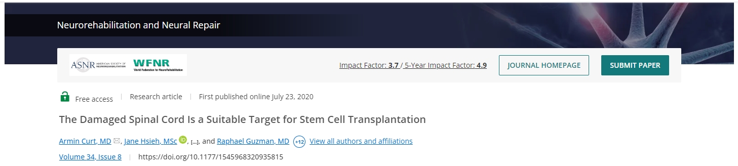 一項為期六年的隨訪臨床評估揭示了神經干細胞移植治療的短期和長期手術和醫療安全性。 一項為期六年的隨訪臨床評估揭示了神經干細胞移植治療的短期和長期手術和醫療安全性。