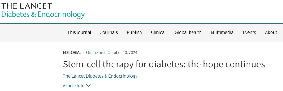 干細胞療法治療糖尿?。合Ｍ栽诶^續