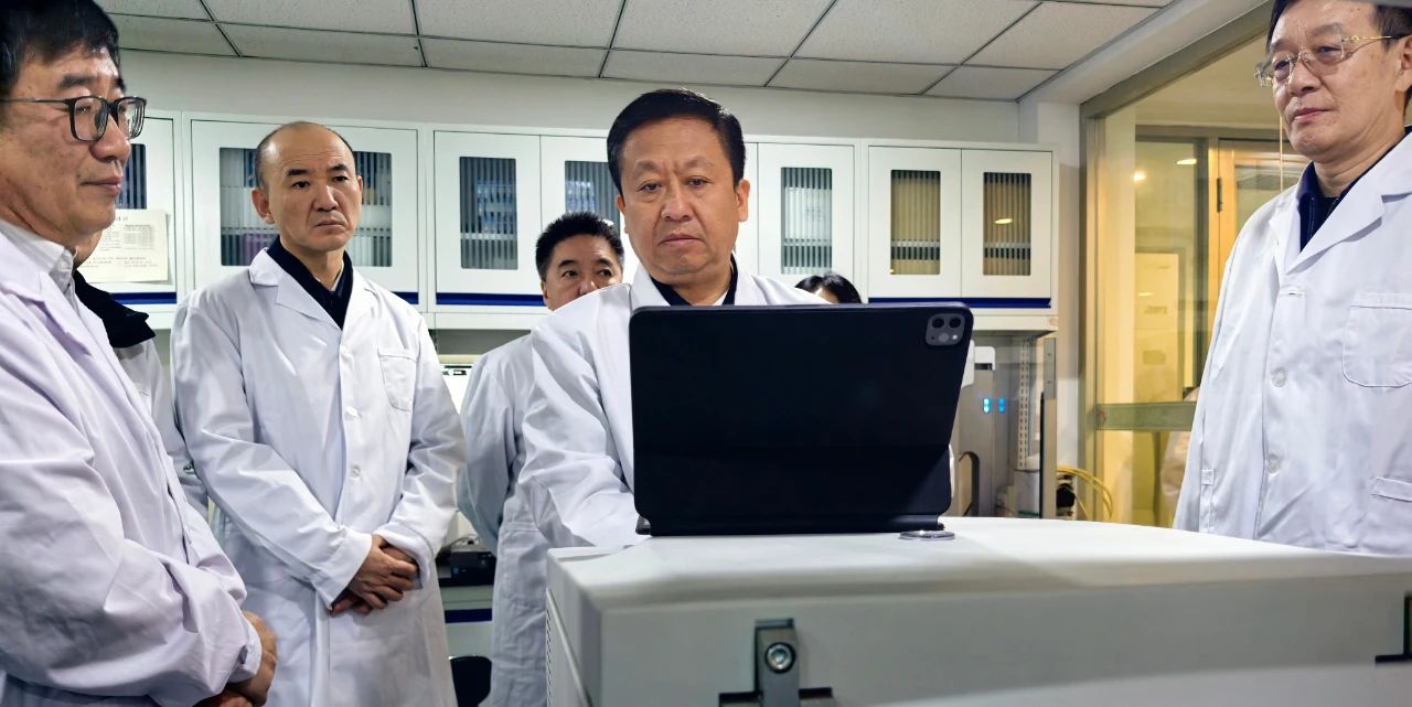 副省長李國強一行參觀中科實驗室 副省長李國強一行參觀中科實驗室