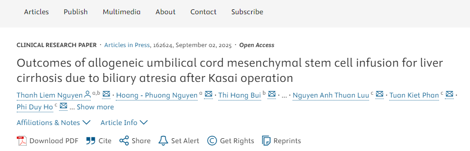 異體臍帶間充質(zhì)干細胞輸注治療葛西手術后膽道閉鎖所致肝硬化的療效